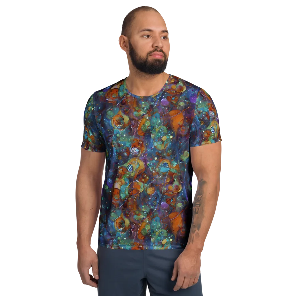 Sapphire Menagerie on Men's Athletic T-Shirt — Front