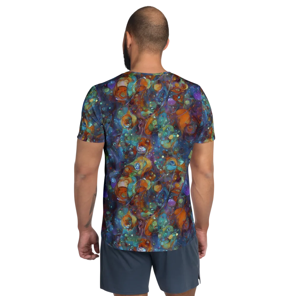 Sapphire Menagerie on Men's Athletic T-Shirt — Back