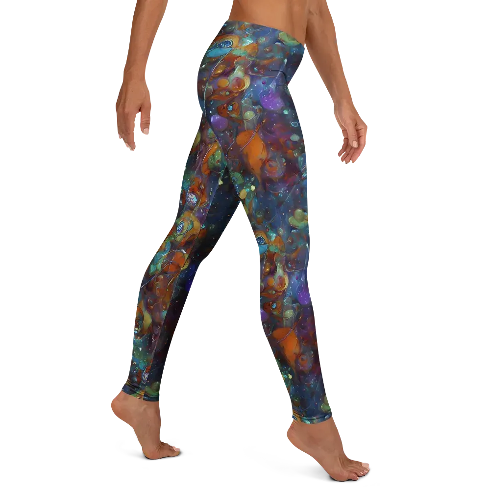 Sapphire Menagerie on Leggings — Right