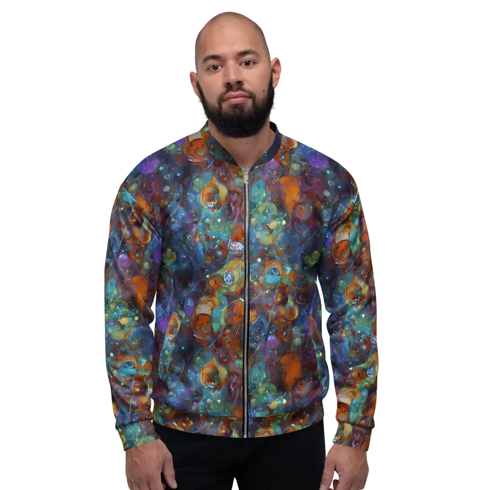 Sapphire Menagerie on Bomber Jacket — Front
