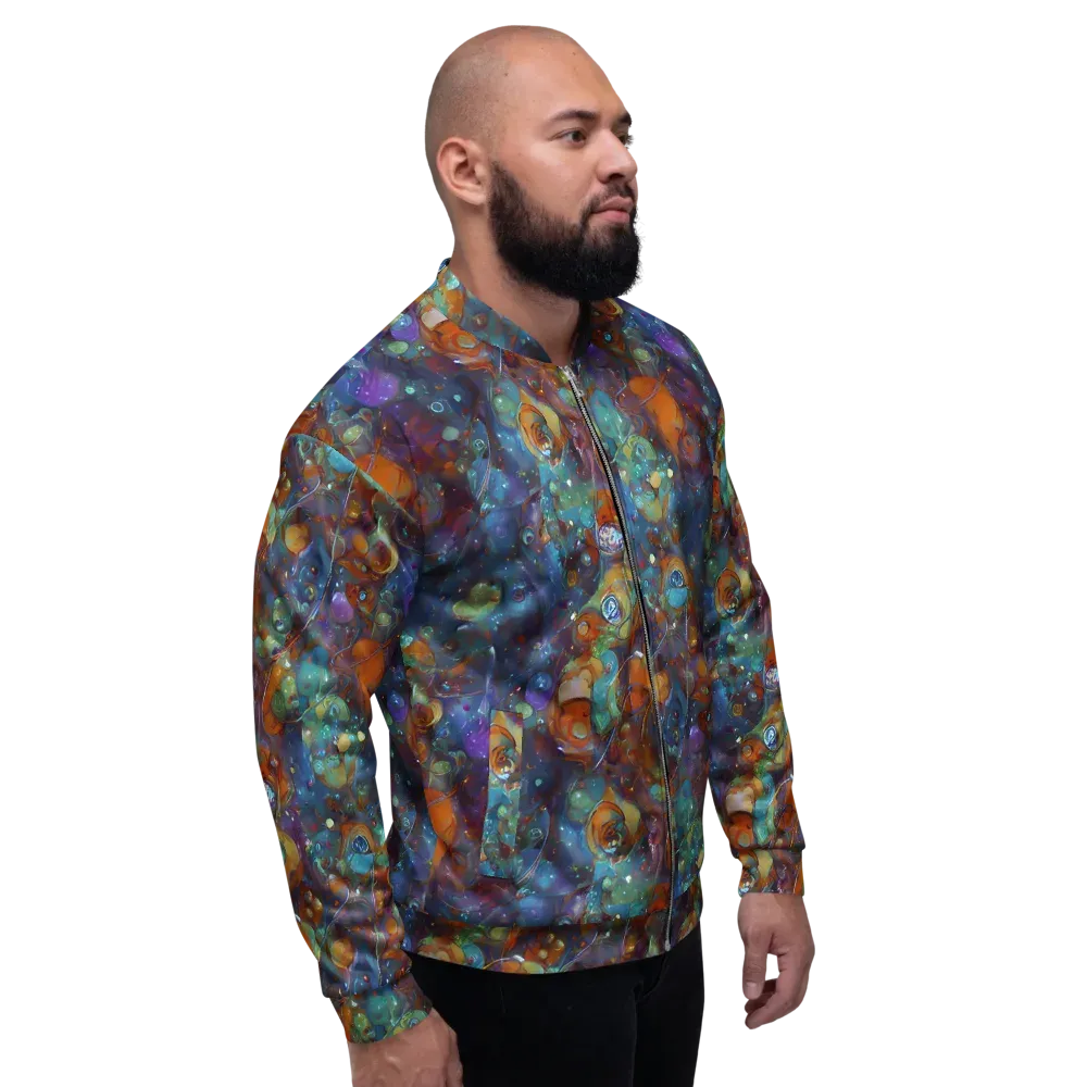 Sapphire Menagerie on Bomber Jacket — Right