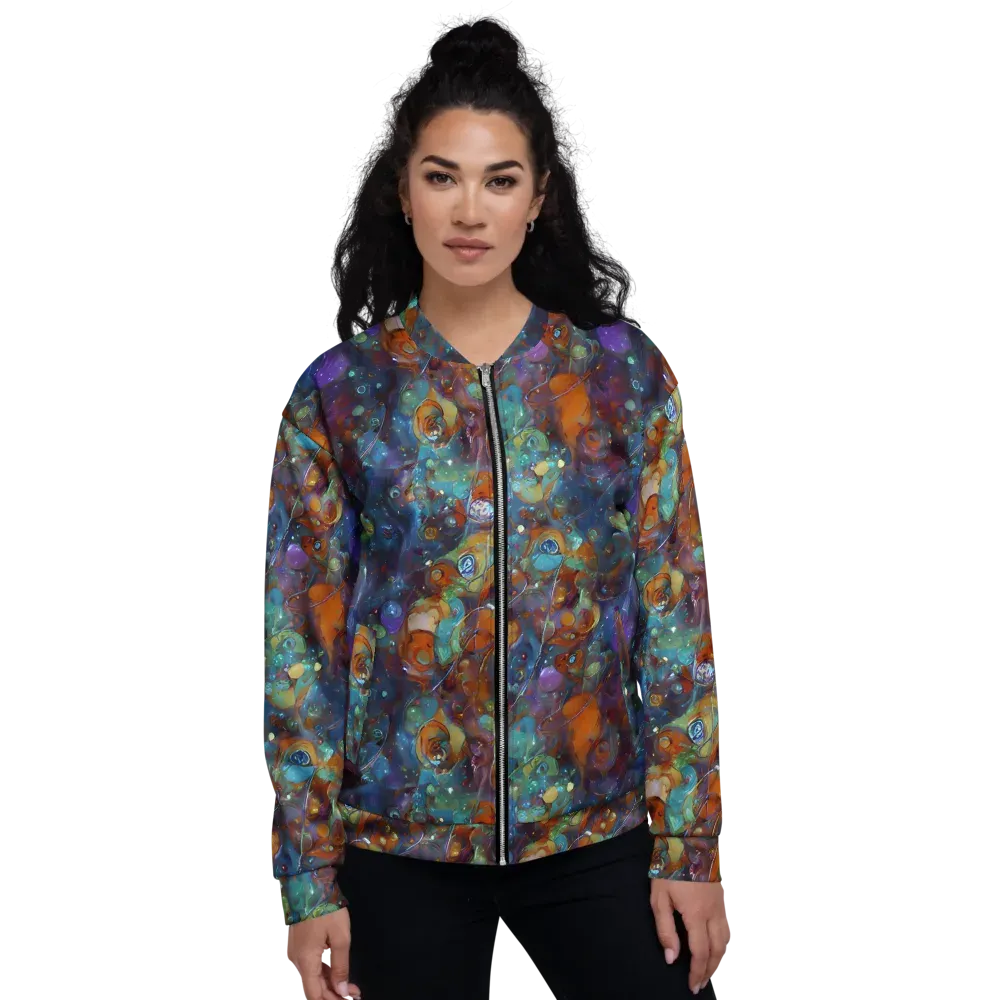 Sapphire Menagerie on Bomber Jacket — Front