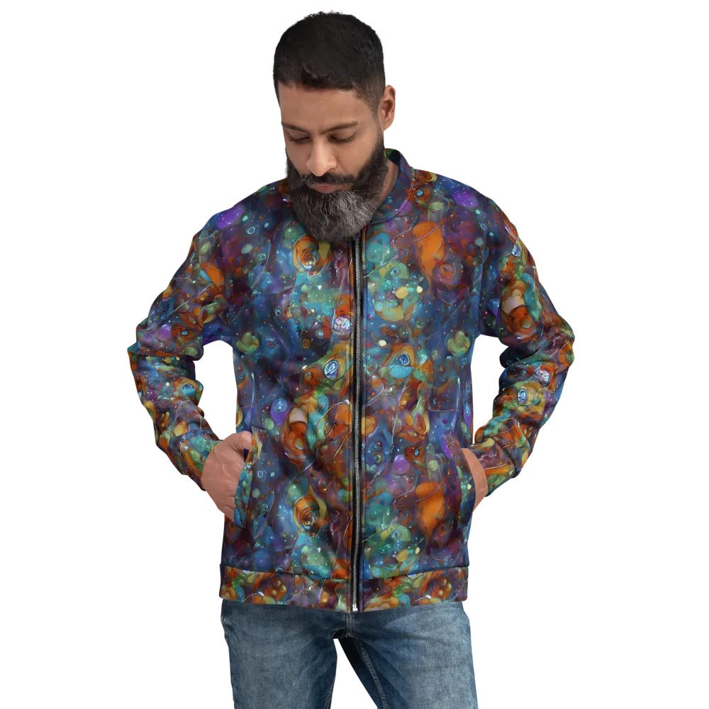 Sapphire Menagerie on Bomber Jacket — Front