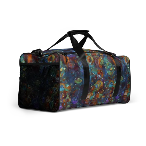 Sapphire Menagerie on a Duffle Bag