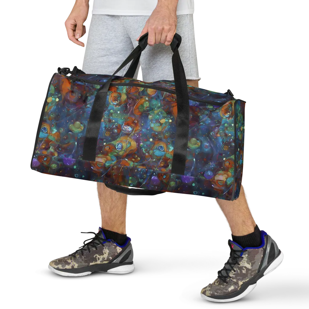 Sapphire Menagerie on Duffle Bag — Front
