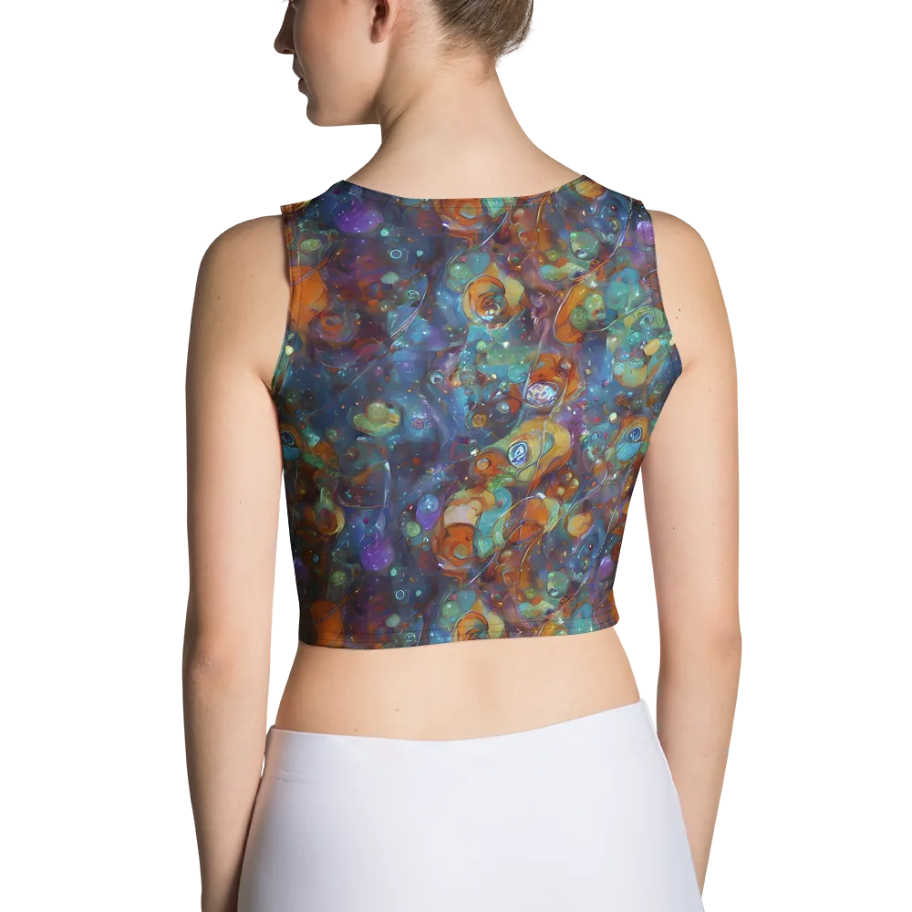 Sapphire Menagerie on Crop Top — Back