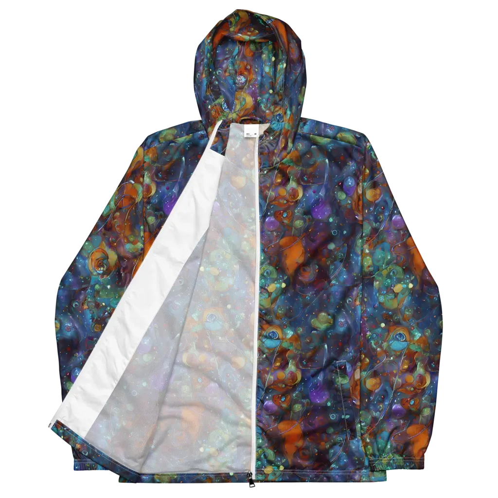 Sapphire Menagerie on Men's Windbreaker — Front