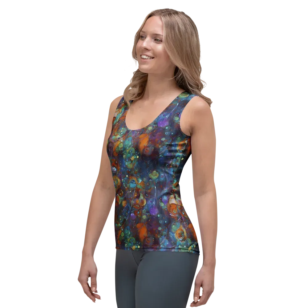 Sapphire Menagerie on Women's Tank Top — Left Front