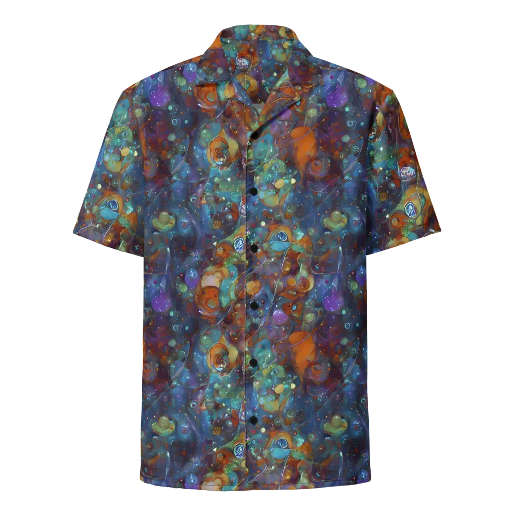 Sapphire Menagerie on Button Shirt — Front
