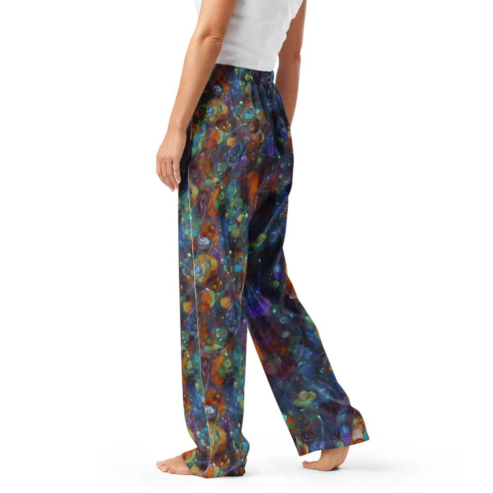 Sapphire Menagerie on Women's Pajama Pants — Left