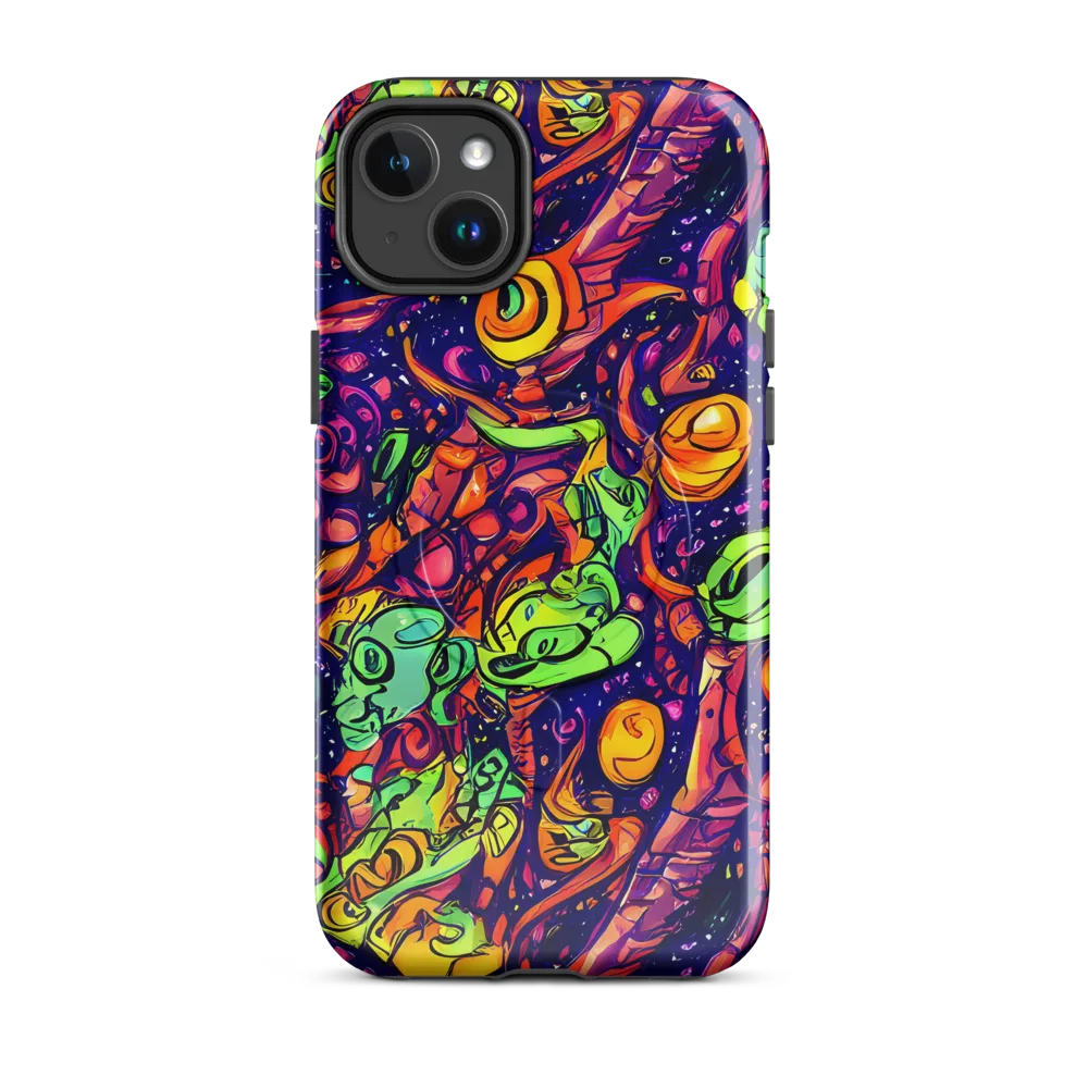 Cosmic Critter Riot on MagSafe Tough Case for iPhone® — Front