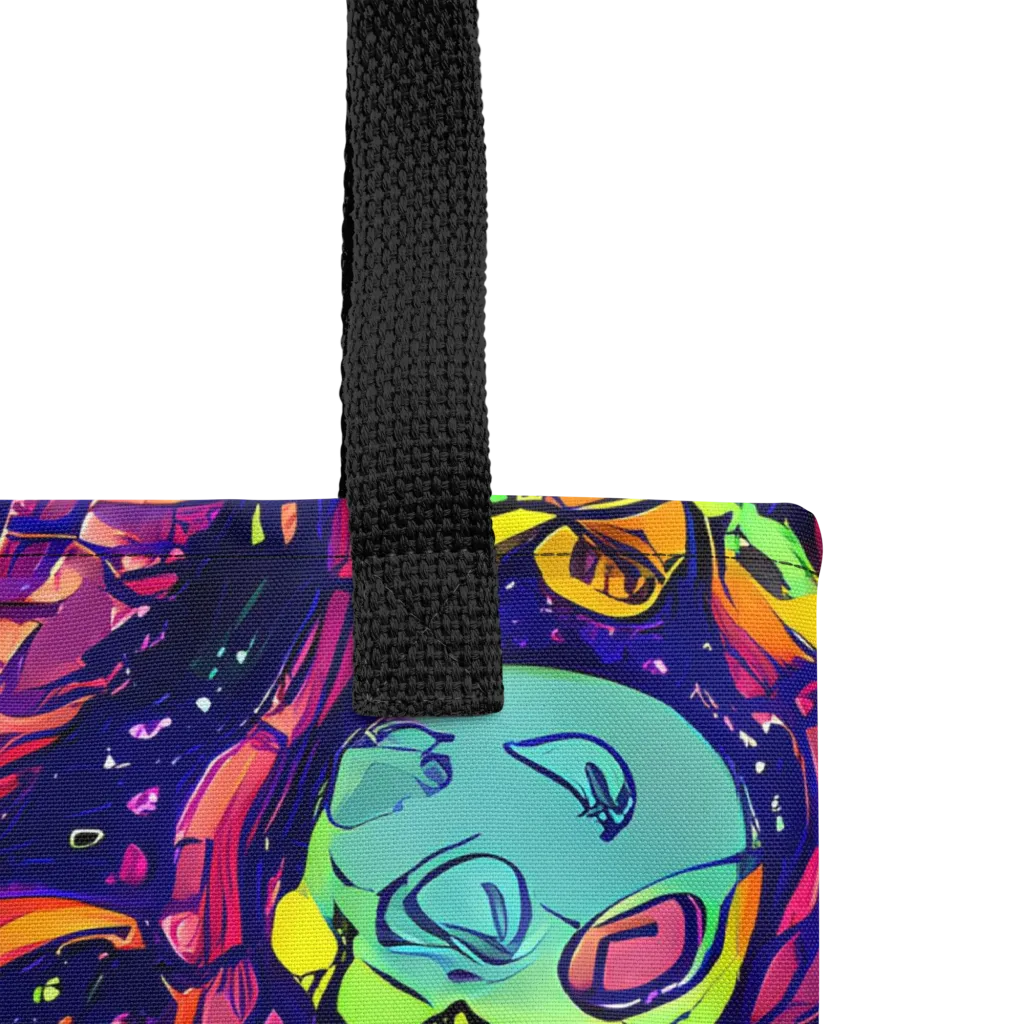 Cosmic Critter Riot on Tote Bag — Product details