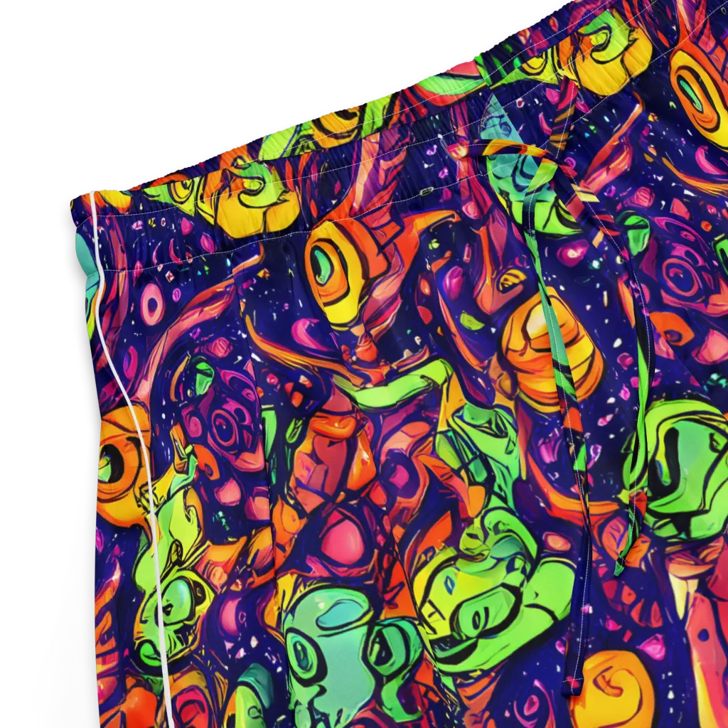 Cosmic Critter Riot on Women's Pajama Shorts — Product details