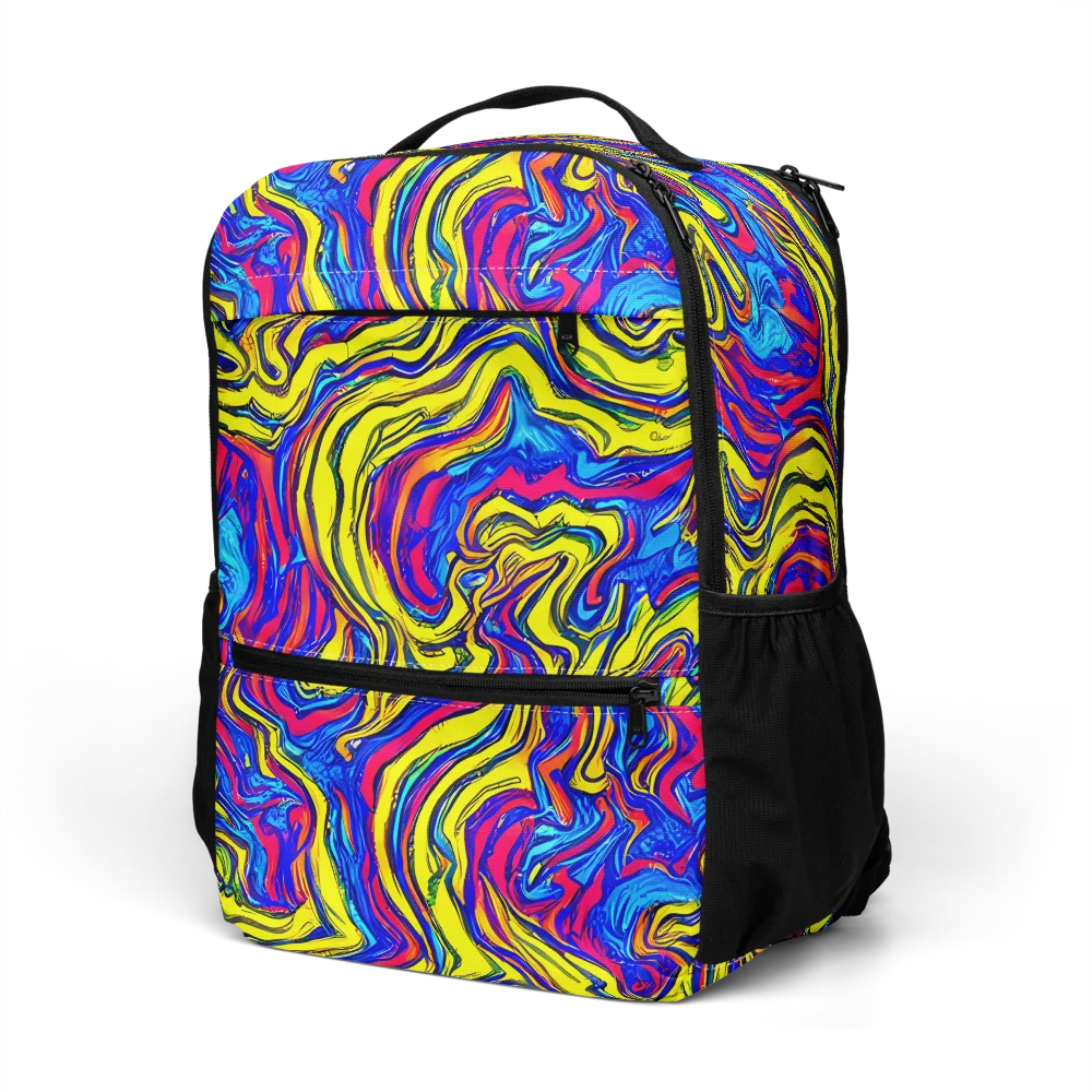 Electric Rhapsody on Utility Backpack — Left Front