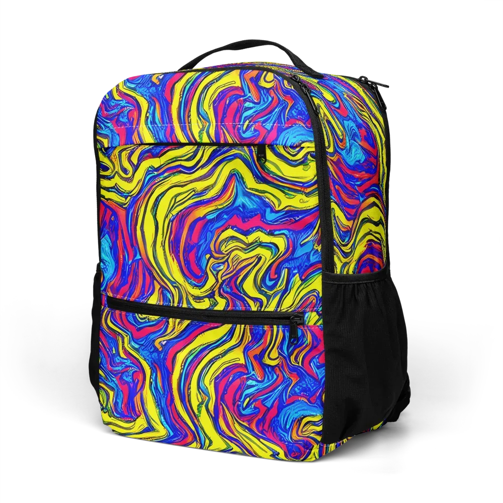 Electric Rhapsody on Utility Backpack — Left Front