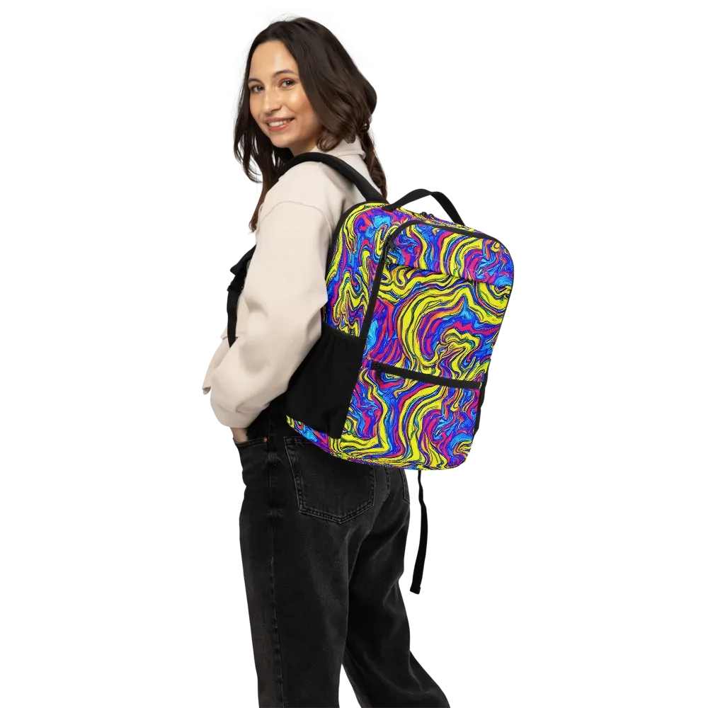 Electric Rhapsody on Utility Backpack — Back