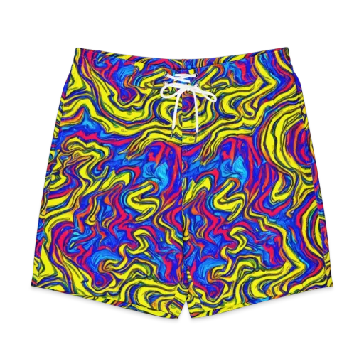Electric Rhapsody on a Men's Board Shorts