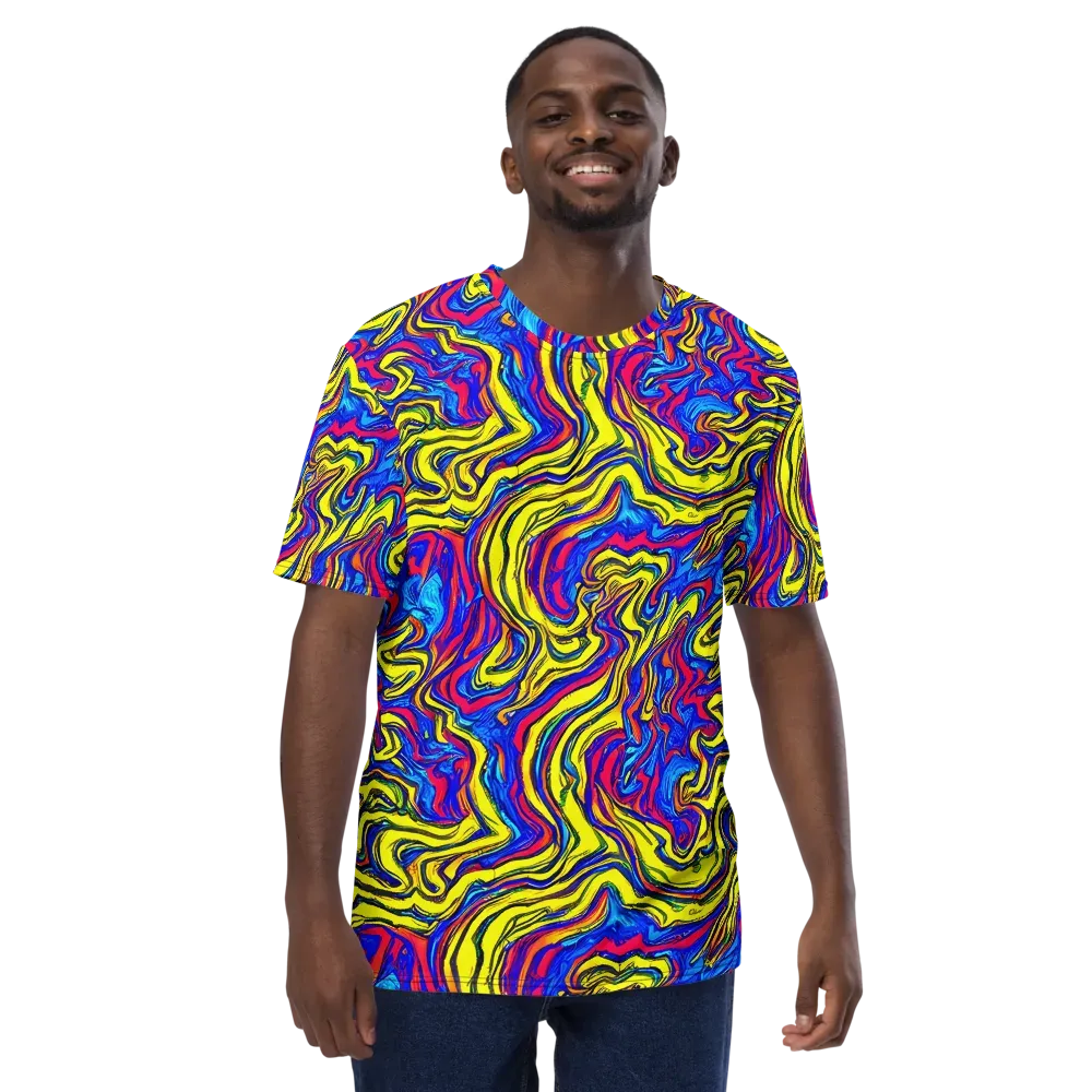 Electric Rhapsody on Men's Crew Neck T-Shirt — Front