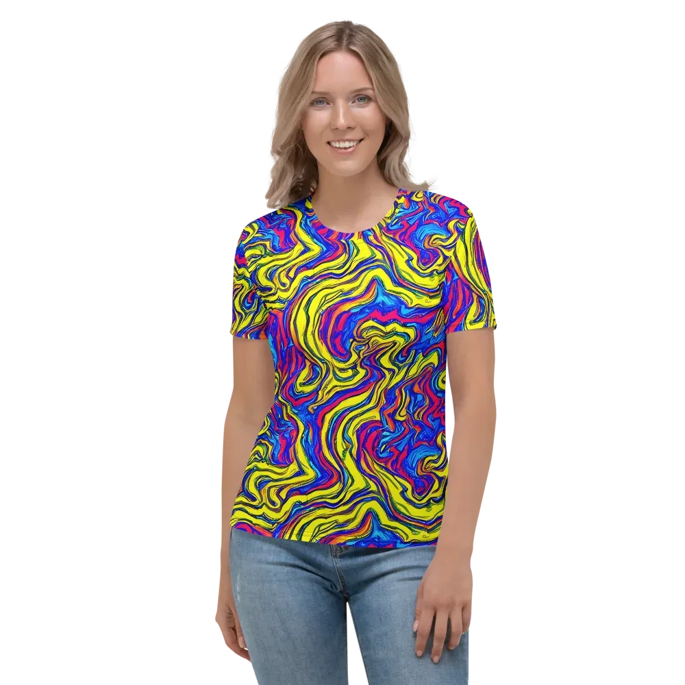 Electric Rhapsody on Women's Crew Neck T-Shirt — Front
