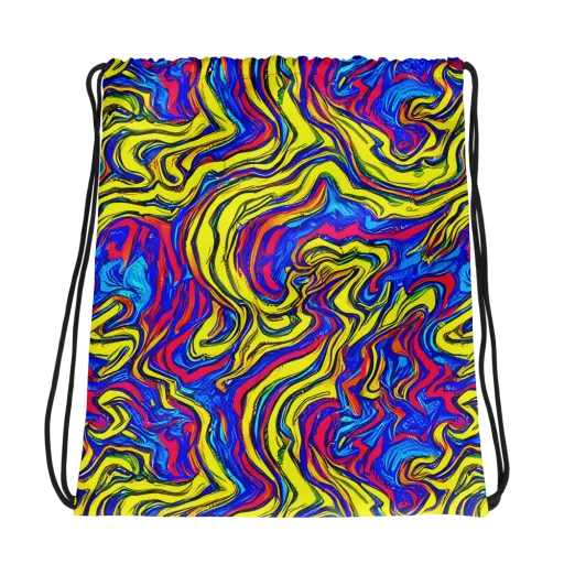 Electric Rhapsody on a Drawstring Bag