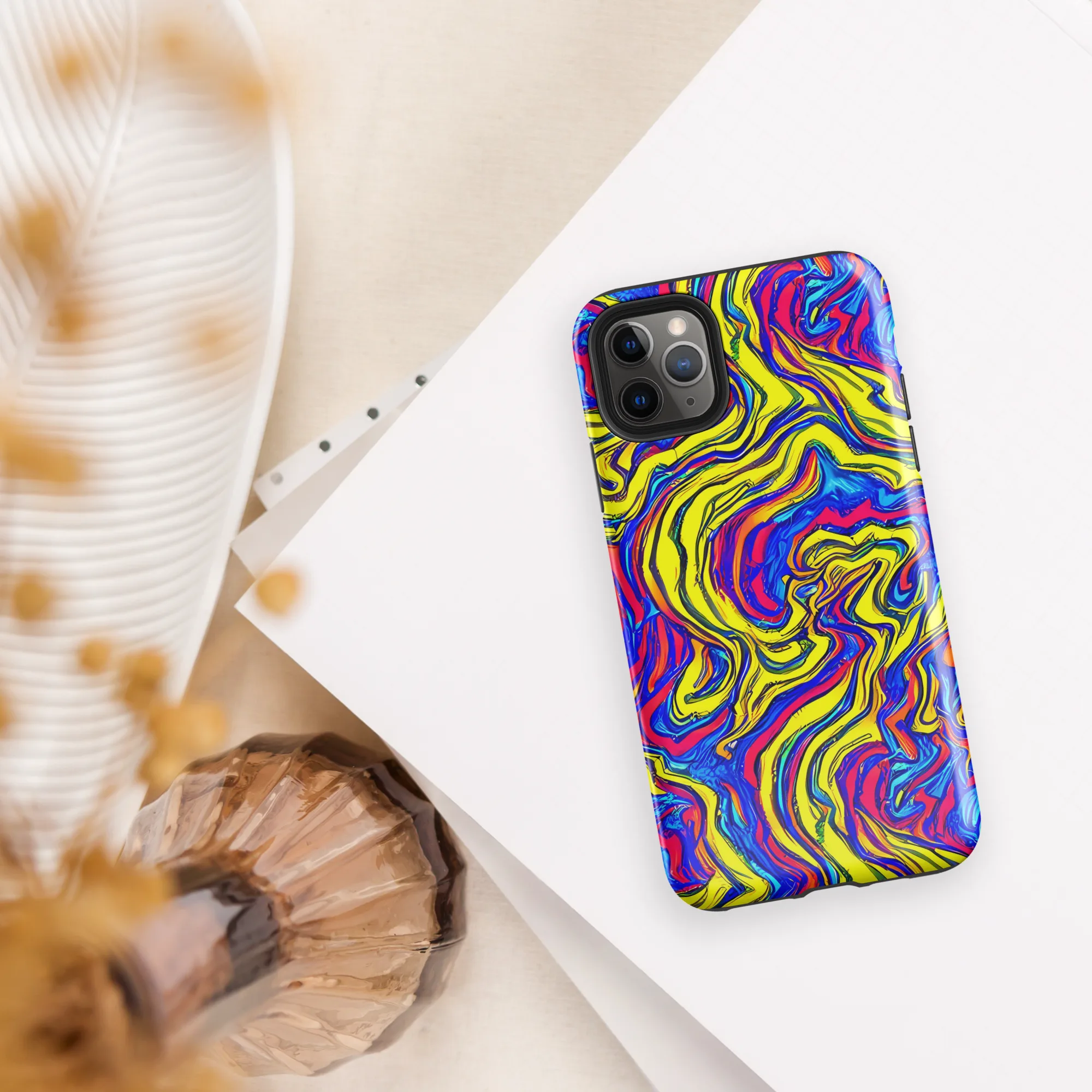Electric Rhapsody on Tough Case for iPhone® — Front