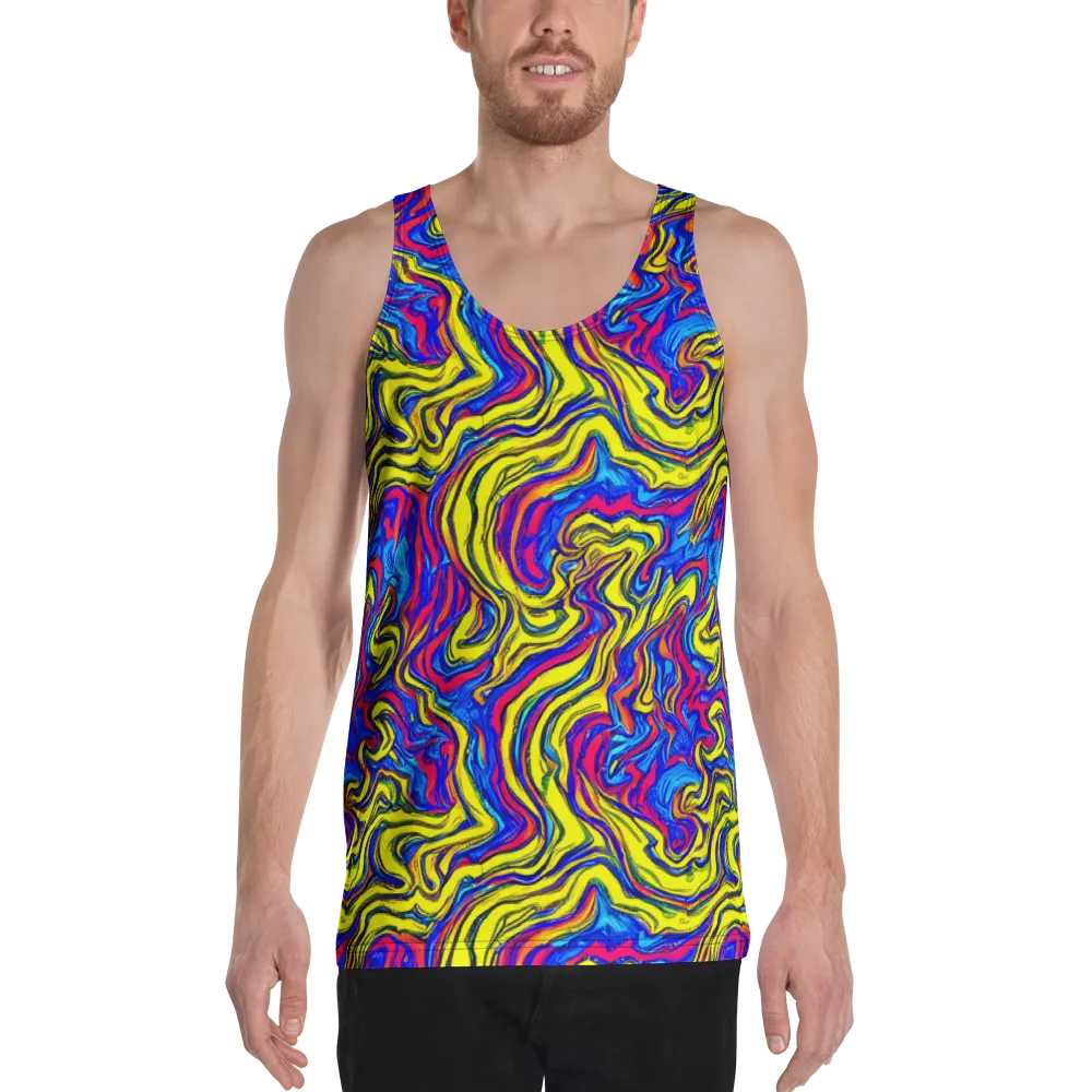 Electric Rhapsody on Men's Tank Top — Front