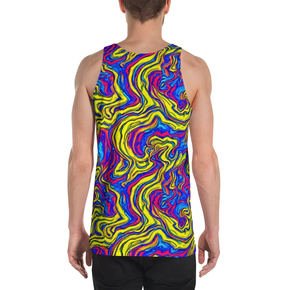 Electric Rhapsody on Men's Tank Top — Back