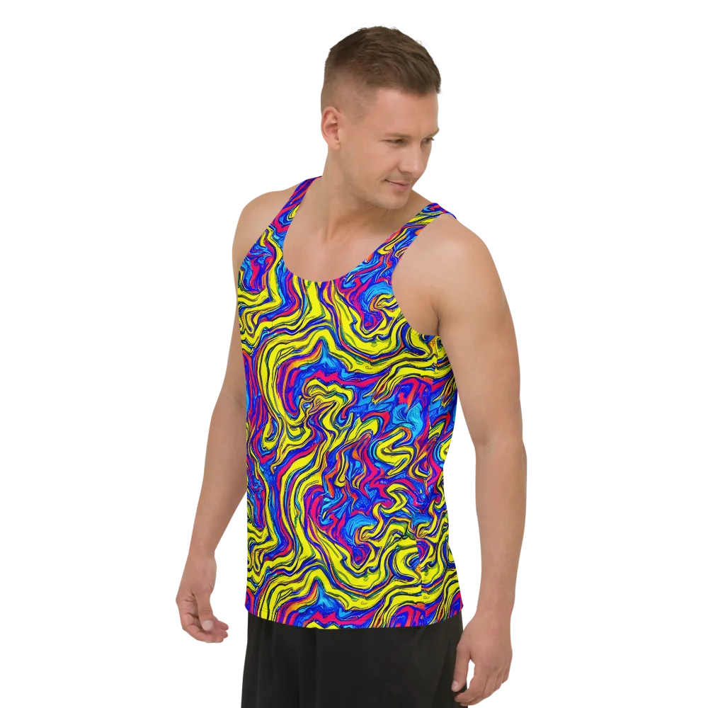 Electric Rhapsody on Men's Tank Top — Left Front