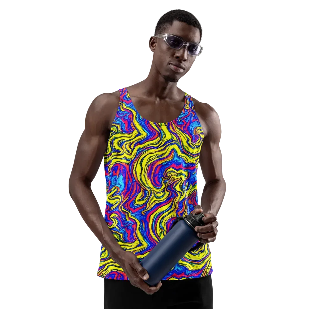 Electric Rhapsody on Men's Tank Top — Front