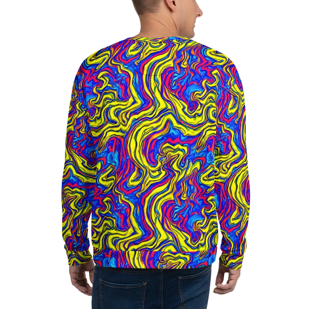 Electric Rhapsody on Sweatshirt — Back