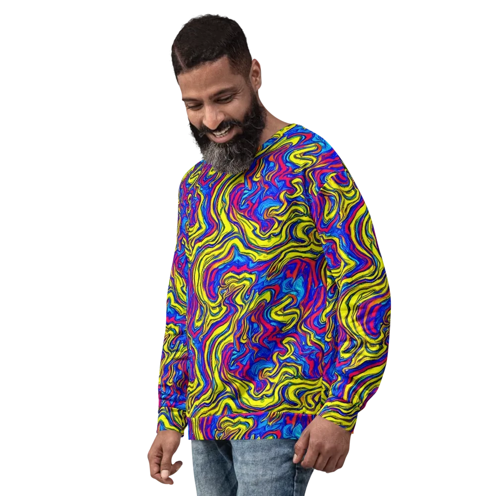 Electric Rhapsody on Sweatshirt — Left Front