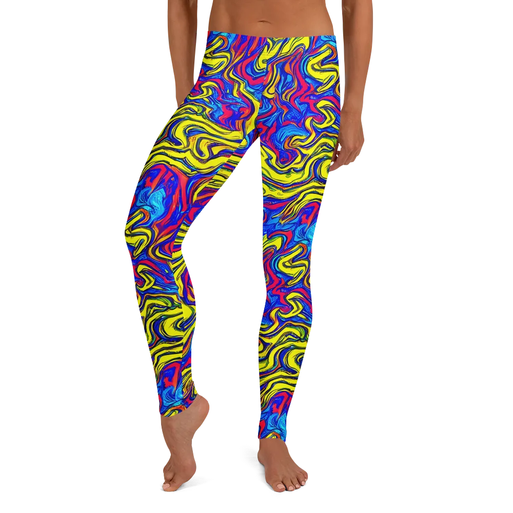 Electric Rhapsody on Leggings — Front