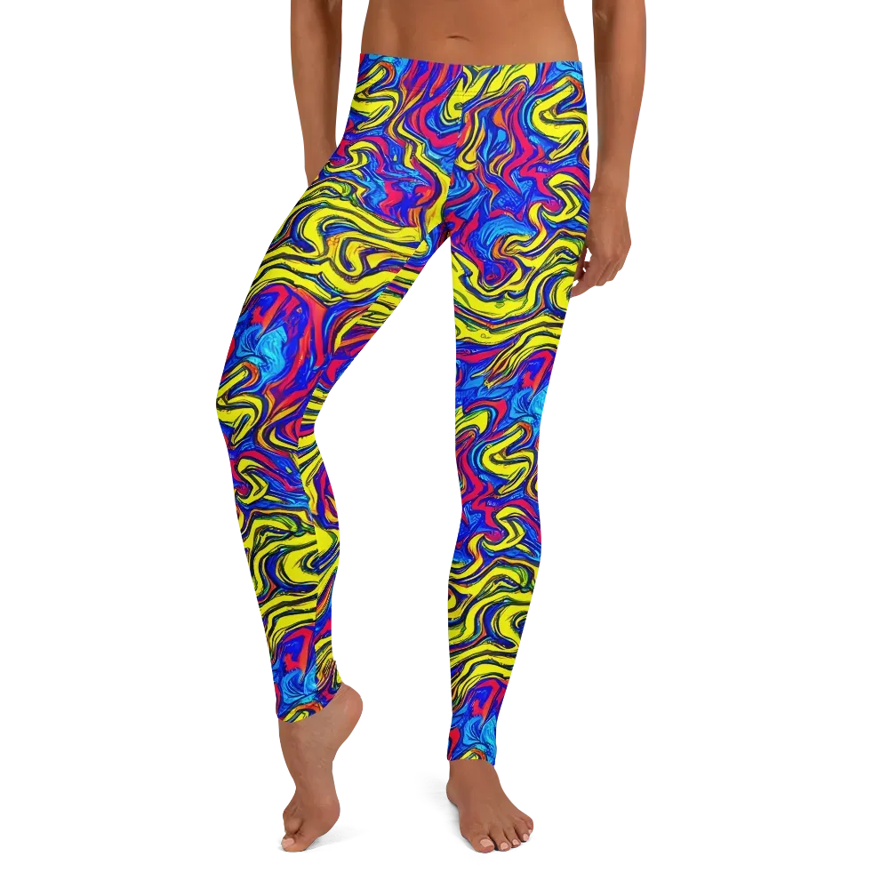 Electric Rhapsody on Leggings — Front