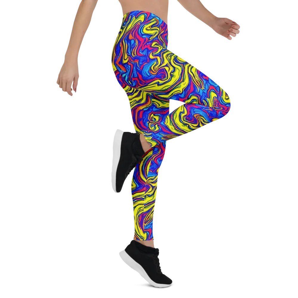 Electric Rhapsody on Leggings — Right