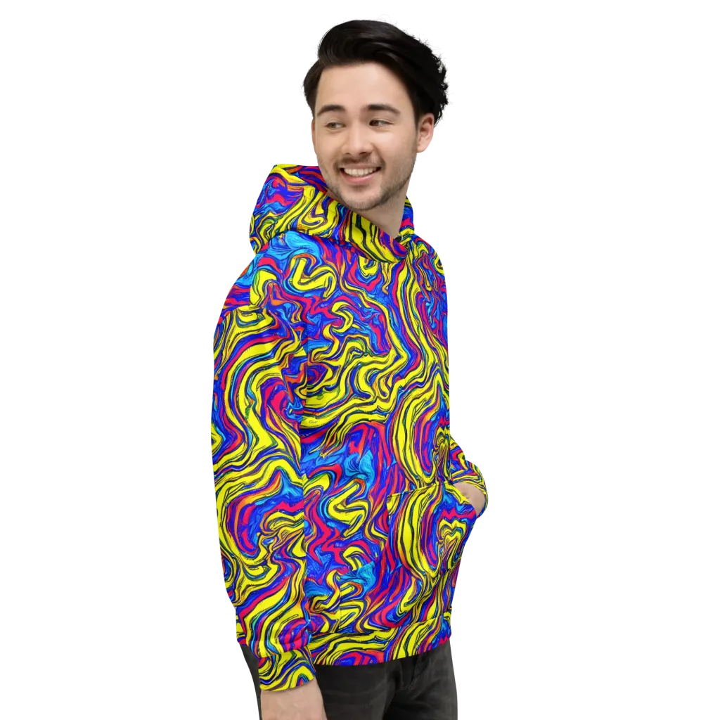 Electric Rhapsody on Hoodie — Right