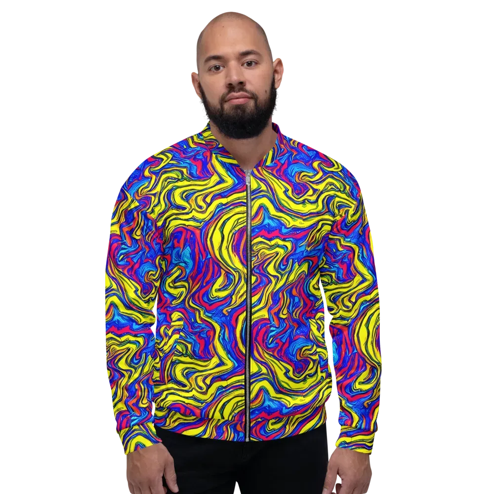 Electric Rhapsody on Bomber Jacket — Front