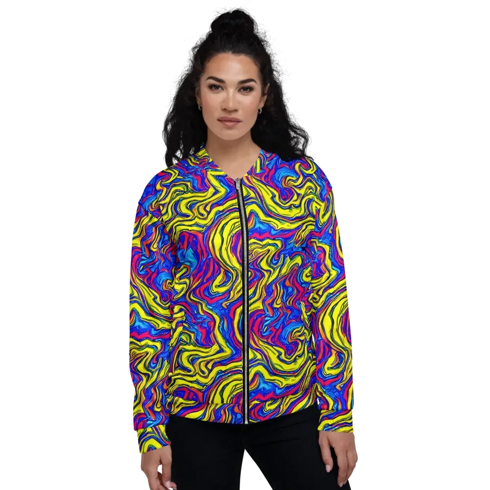 Electric Rhapsody on Bomber Jacket — Front