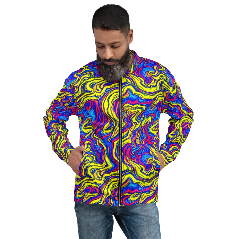 Electric Rhapsody on Bomber Jacket — Front