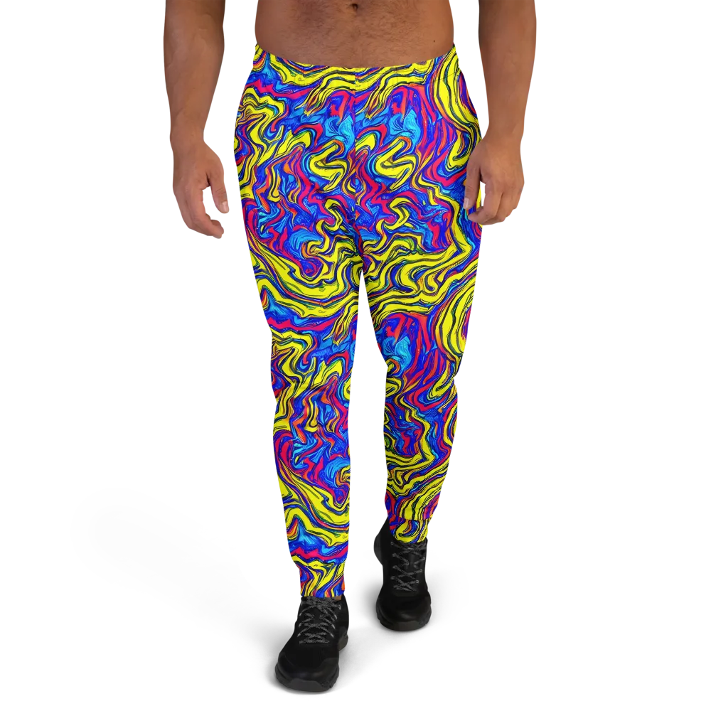Electric Rhapsody on Men's Joggers — Front