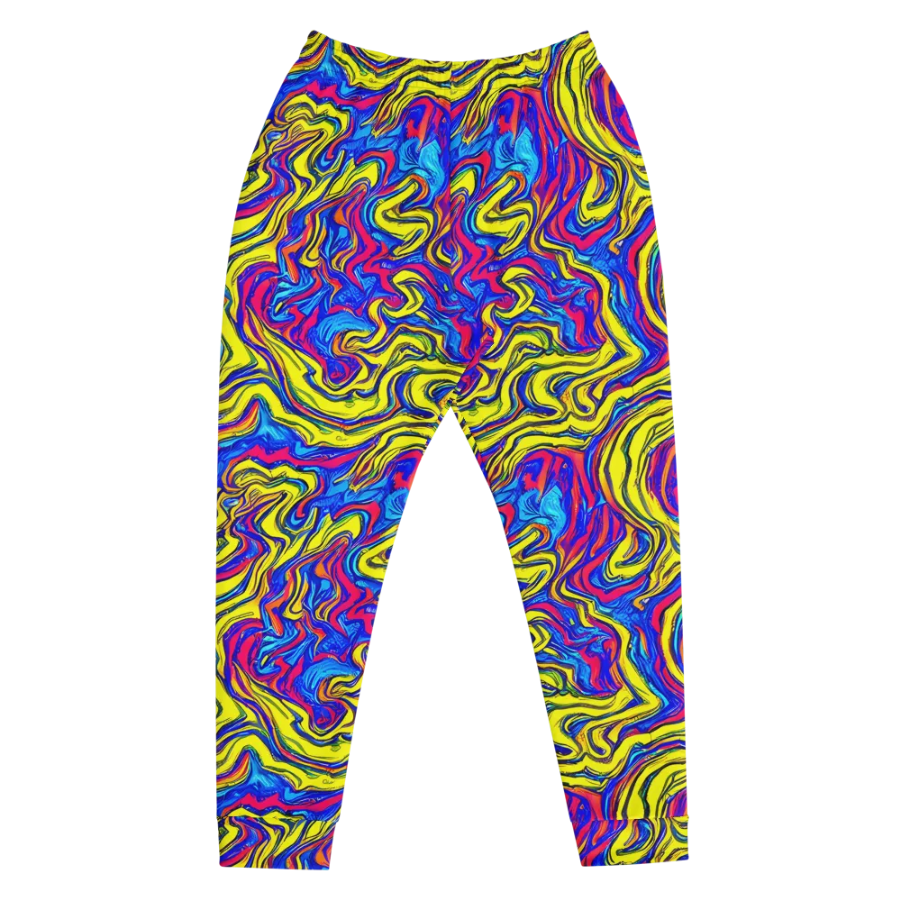 Electric Rhapsody on Men's Joggers — Front