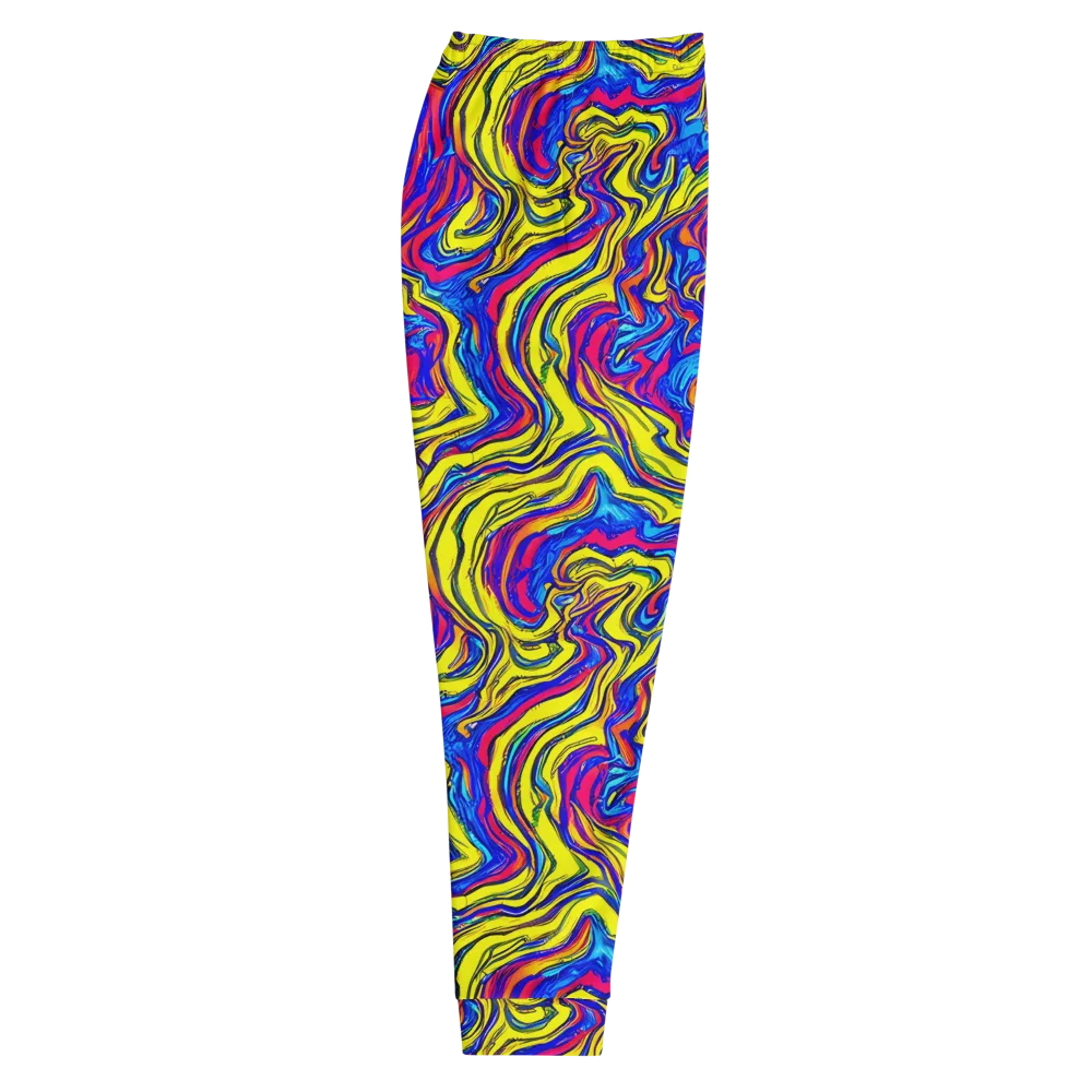 Electric Rhapsody on Men's Joggers — Right