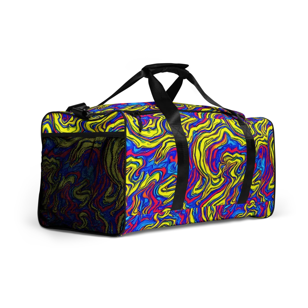 Electric Rhapsody on Duffle Bag — Right Front