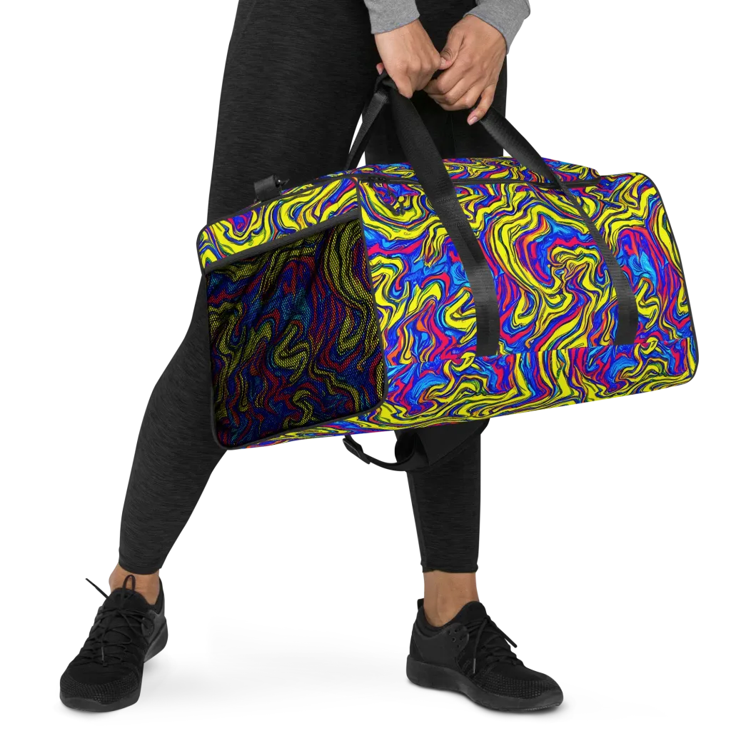 Electric Rhapsody on Duffle Bag — Right Front