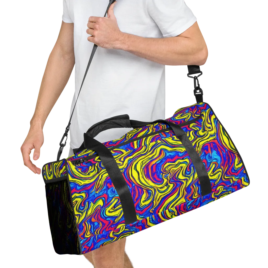 Electric Rhapsody on Duffle Bag — Right Front
