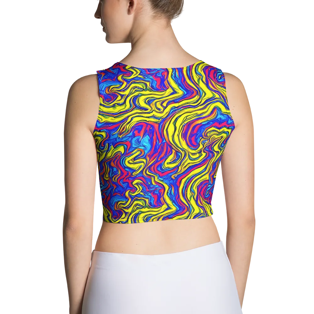 Electric Rhapsody on Crop Top — Back