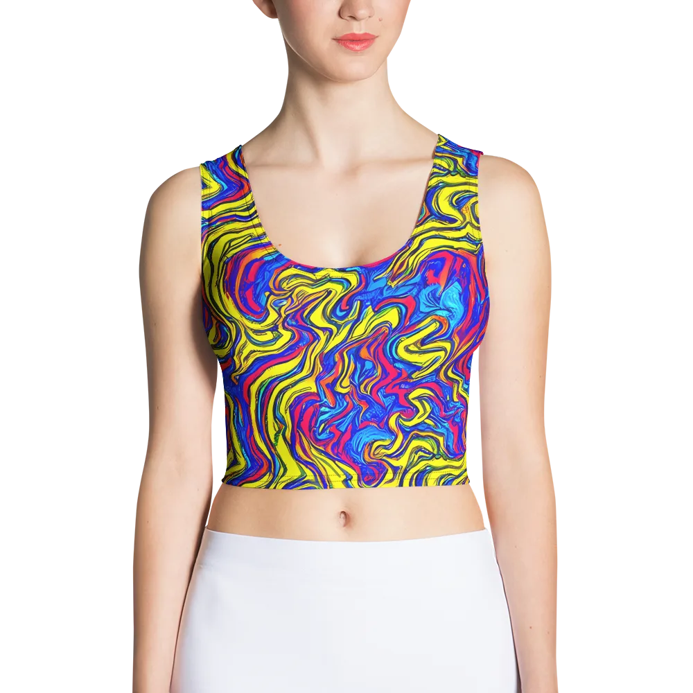 Electric Rhapsody on Crop Top — Front