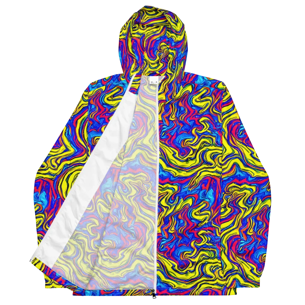 Electric Rhapsody on Men's Windbreaker — Front