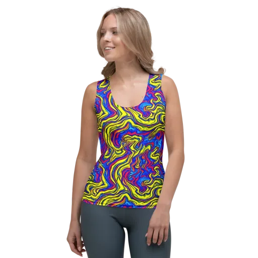 Electric Rhapsody on a Women's Tank Top