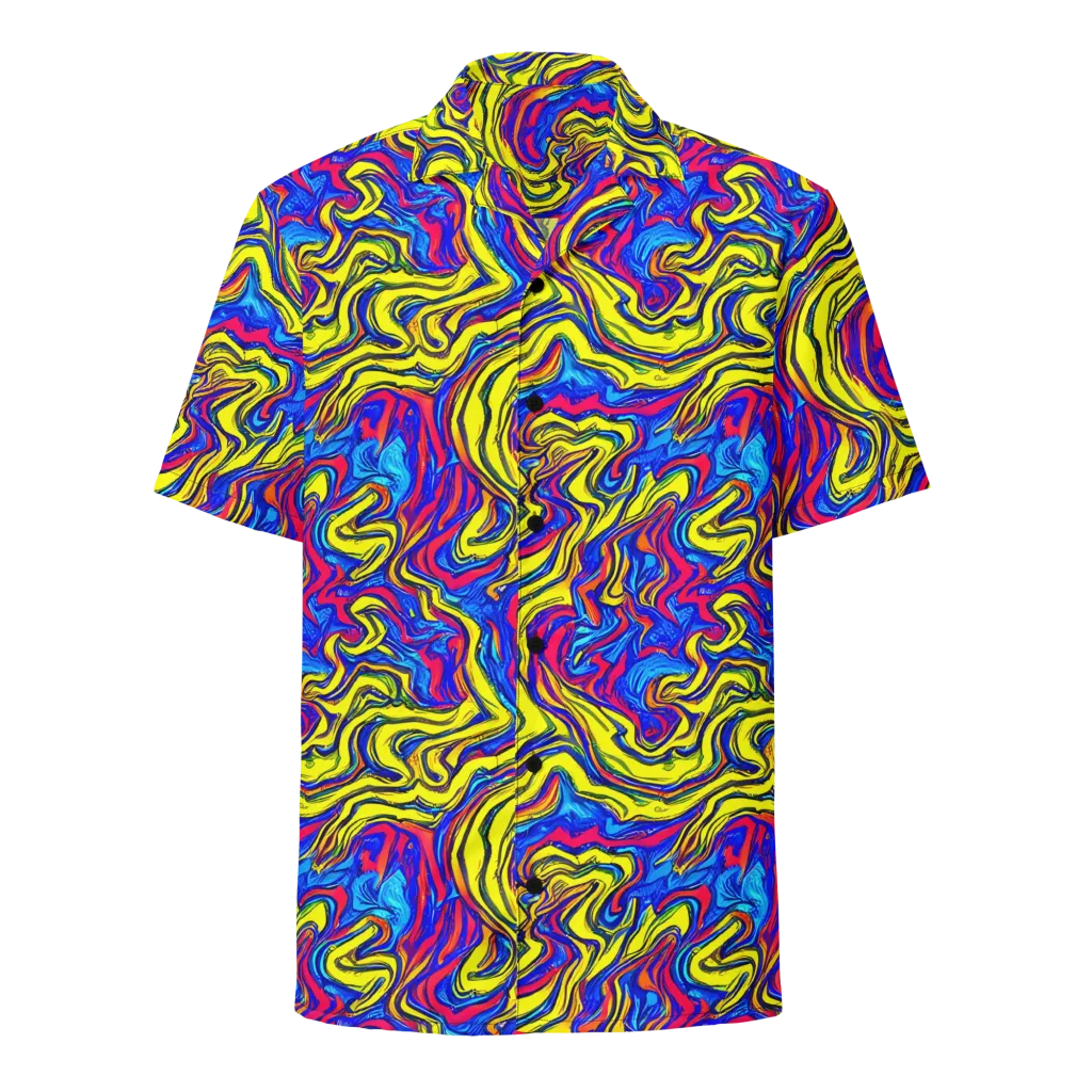 Electric Rhapsody on Button Shirt — Front