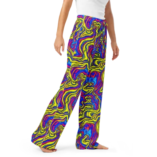 Electric Rhapsody on a Women's Pajama Pants